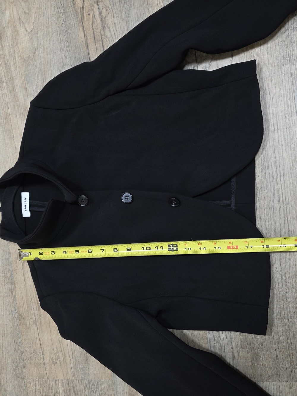 SANDRO LIORA CROPPED JACKET SIZE 4 MSRP $560 - Picture 14 of 14
